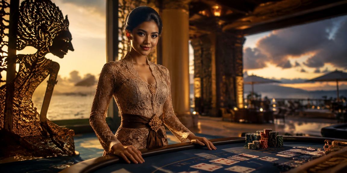 Pemain menikmati baccarat di pantai dengan akses akun yang terlindungi enkripsi